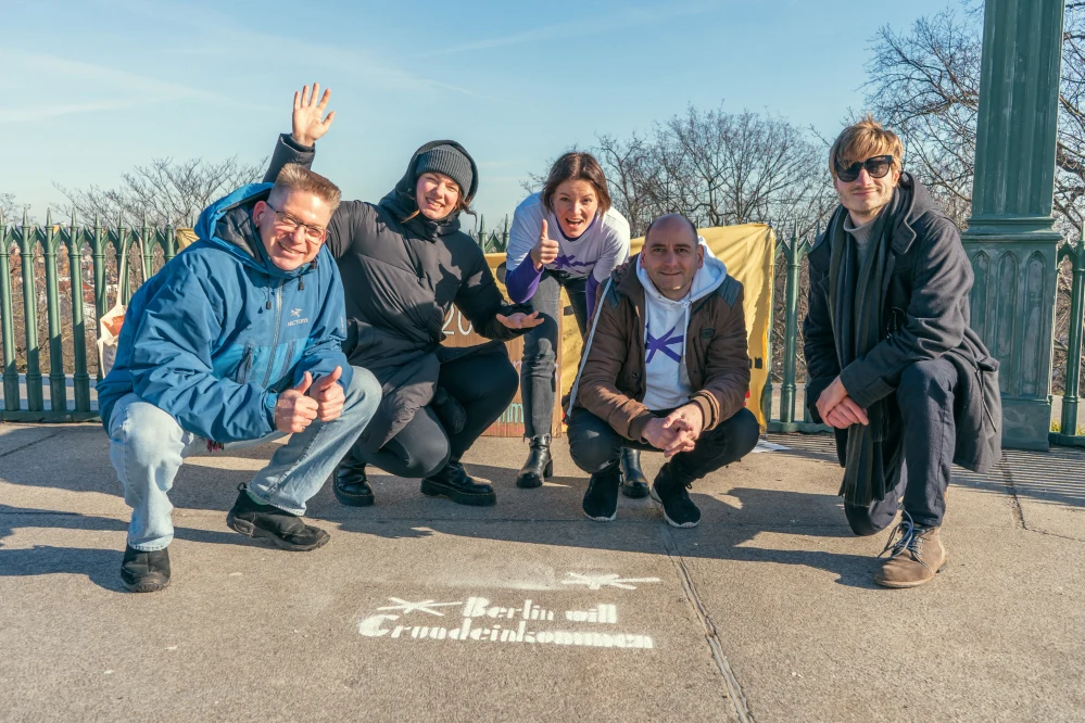 Menschen aus der Expedition in Berlin