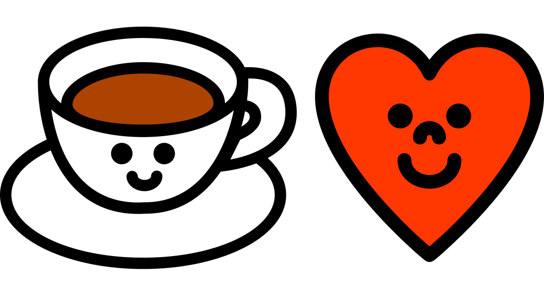 Teetassen-Emoji, Herz-Emoji